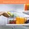 Sorbus 2 Pack Narrow Fridge Drawers - Clear Stackable Pull Out Refrigerator Organizer Bins